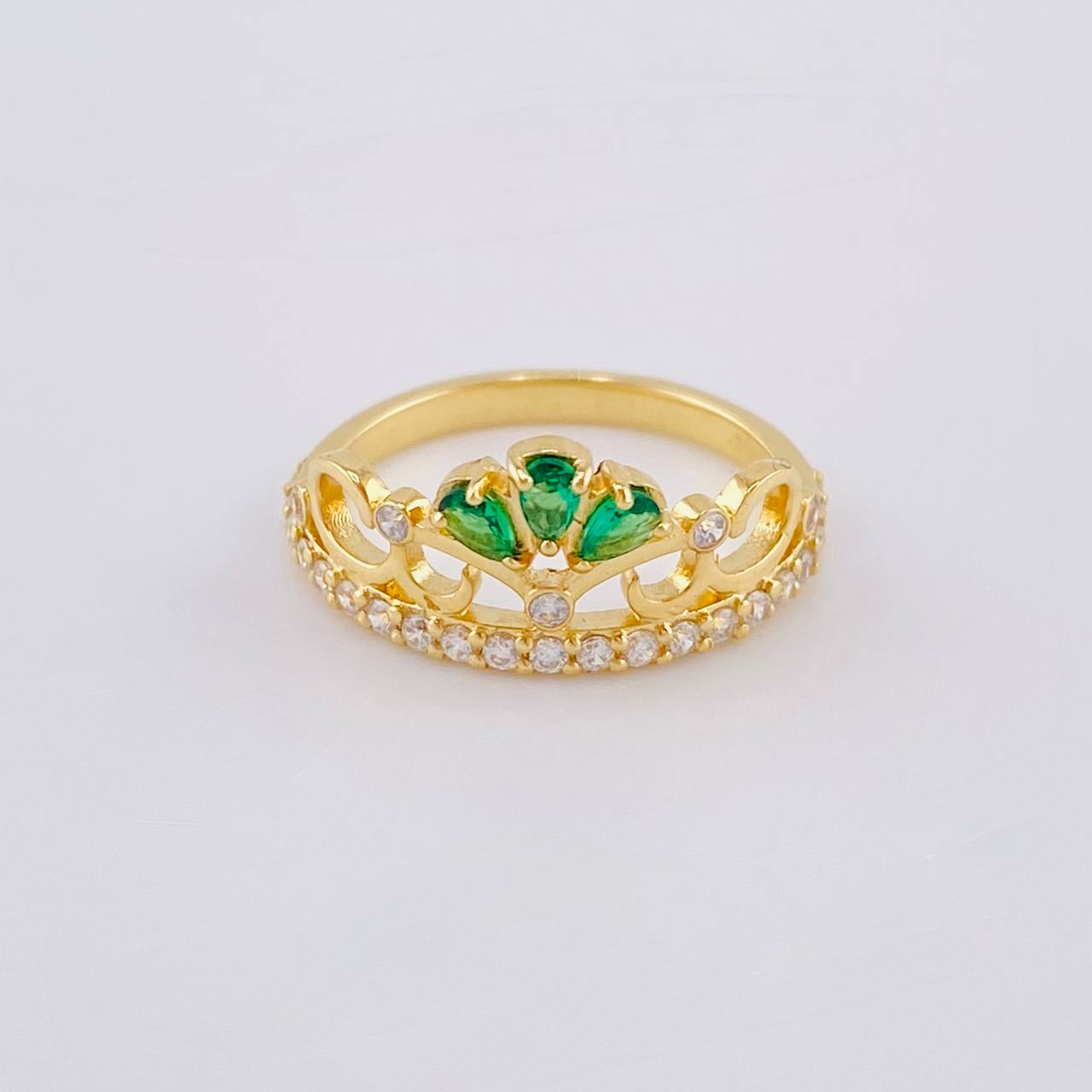 Anillo Pavo Real 2.3 g / T5 Oro Amarillo 18K