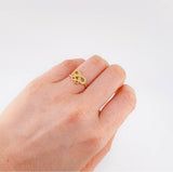 Anillo Doble Infinito 2.2 g / T6 3/4 Oro Amarillo 18K