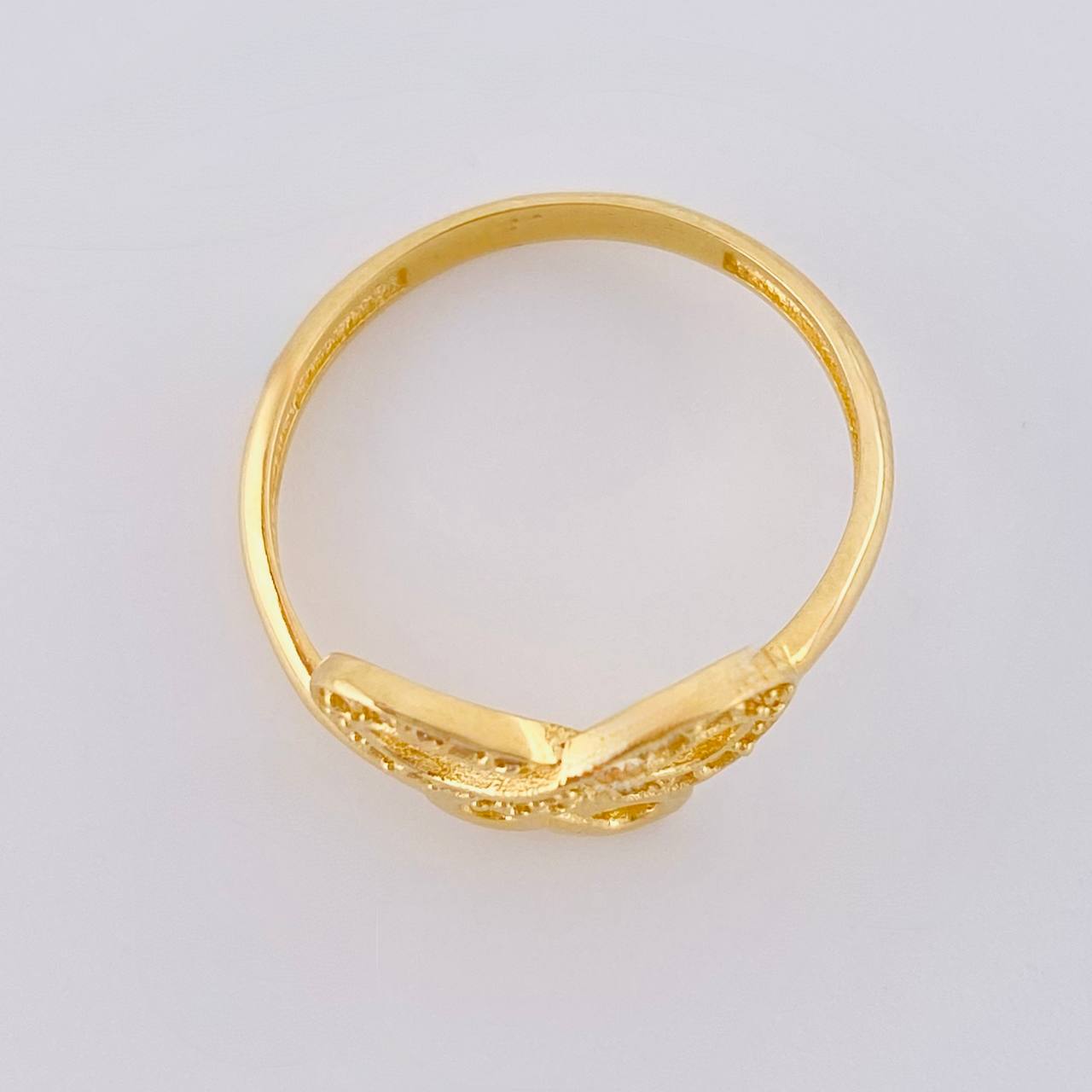 Anillo Doble Infinito 2.2 g / T6 3/4 Oro Amarillo 18K