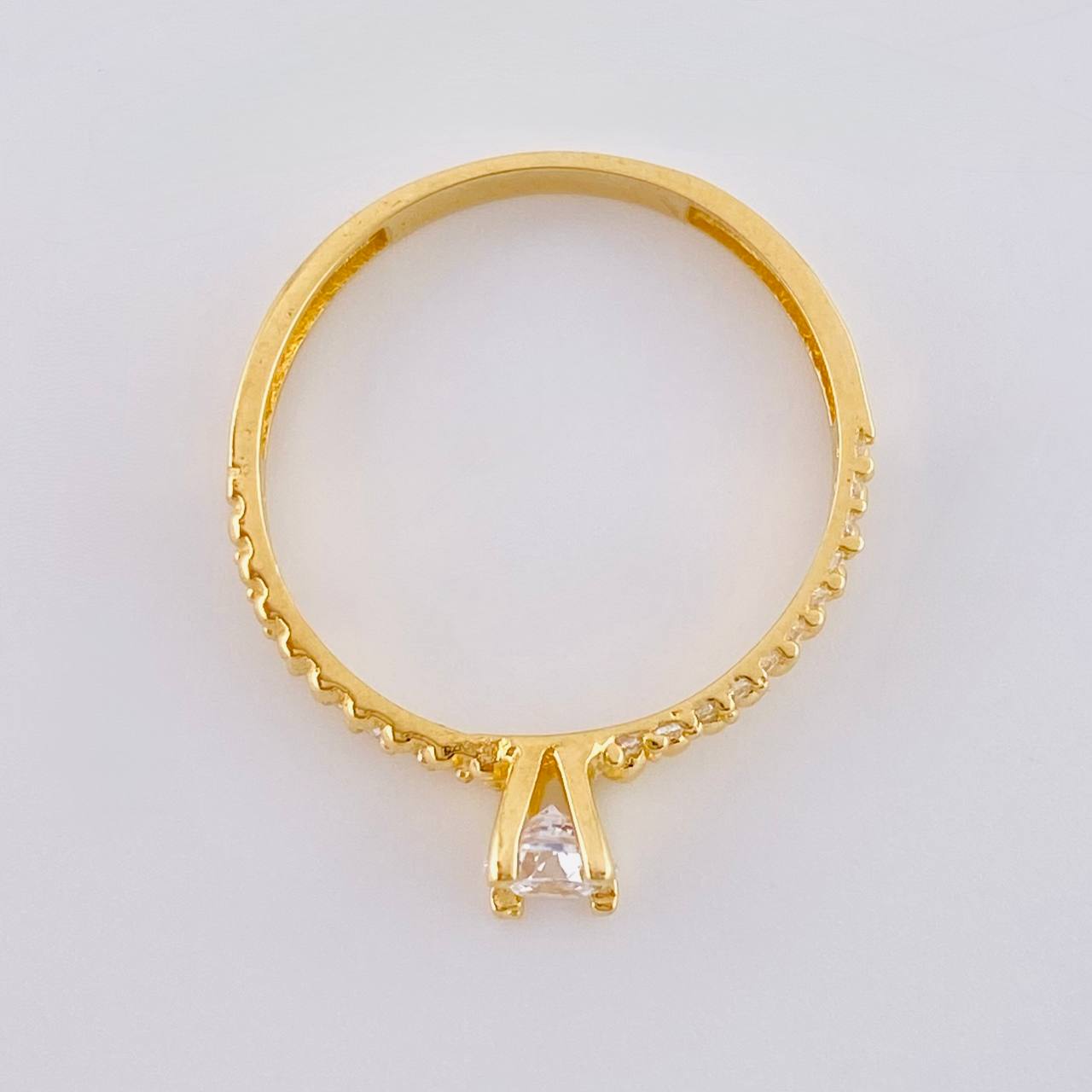 Anillo Solitario 1.8 g / T6 3/4 Oro Amarillo 18K