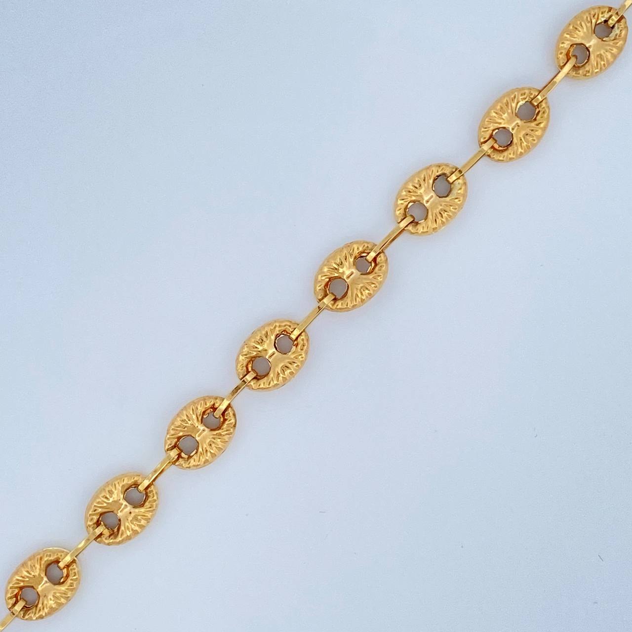 Tobillera GC 8.35gr / 24.9cm / Oro Amarillo 18K &