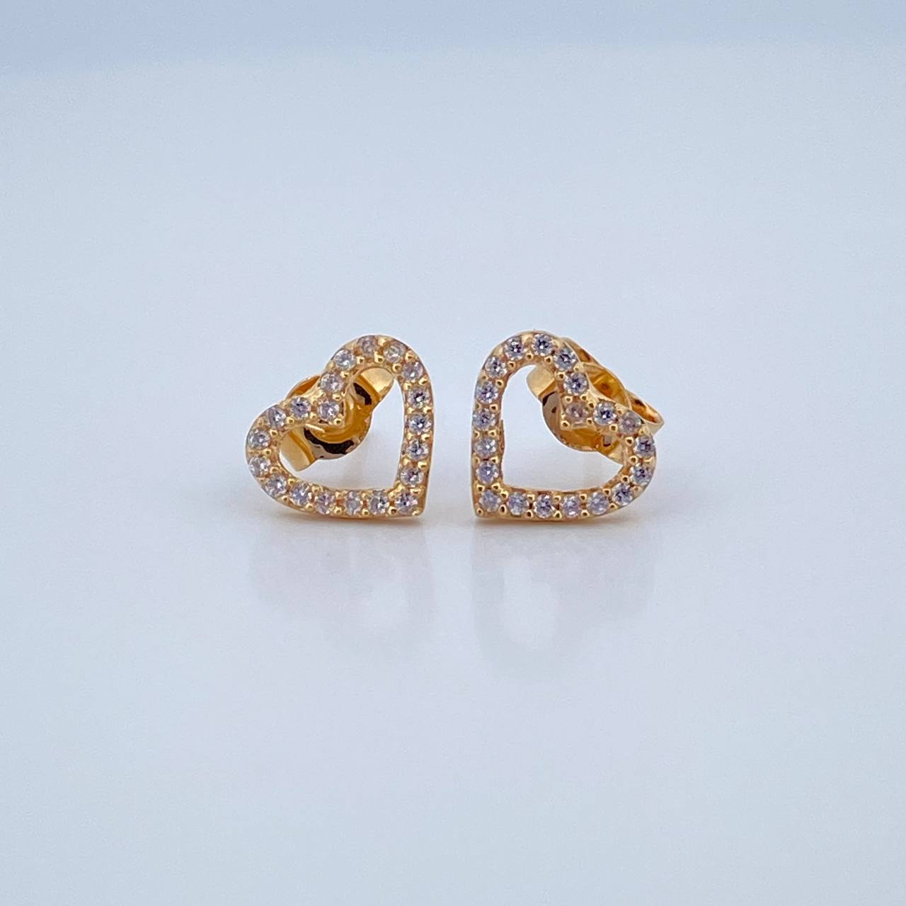 Topos Corazon 1.4gr / Oro Amarillo 18K &