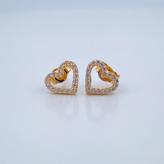 Topos Corazon 1.4gr / Oro Amarillo 18K &