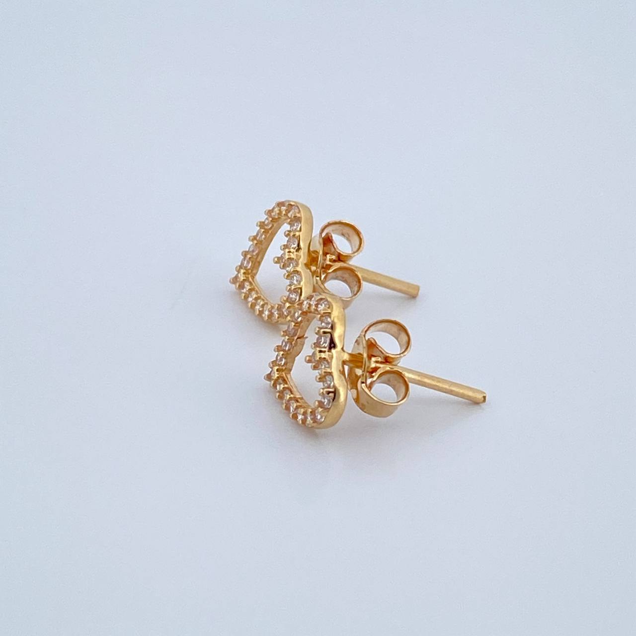 Topos Corazon 1.4gr / Oro Amarillo 18K &