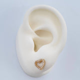 Topos Corazon 1.4gr / Oro Amarillo 18K &