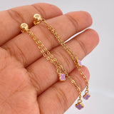 Topos Arete 2.05gr / 6.2cm / Oro Amarillo 18K &