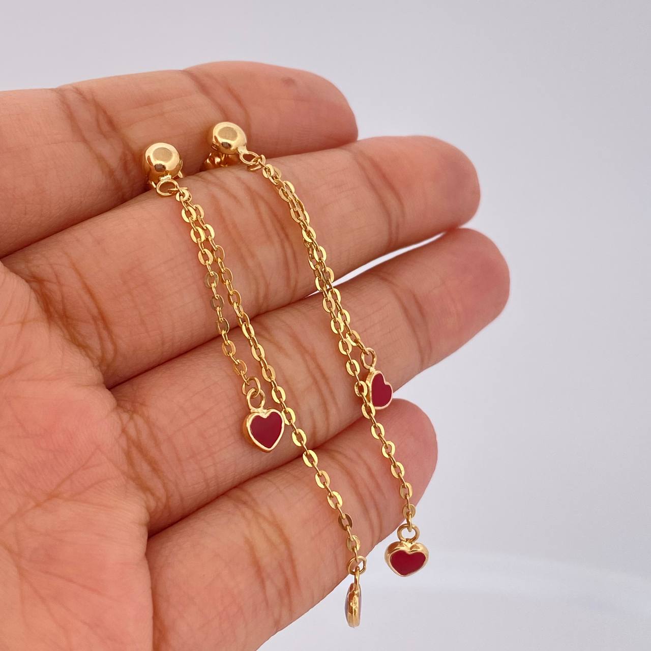 Topos Arete 2.05gr / 6.3cm / Oro Amarillo 18K &