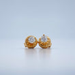 Topos Cuatro Garras Diamante 1.15gr / Oro Amarillo 18K %