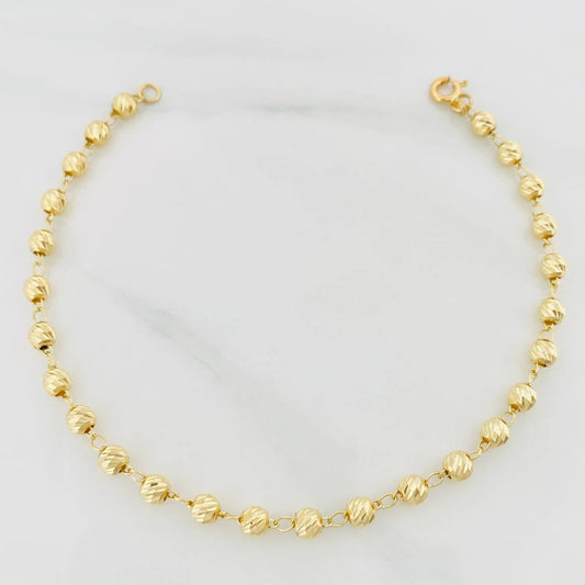 Pulso Tipo Militar 3.2 g / 19.4 cm / 4 mm Oro Amarillo 18K