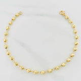 Pulso Tipo Militar 3.2 g / 19.4 cm / 4 mm Oro Amarillo 18K