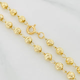 Pulso Tipo Militar 3.3 g / 19.5 cm / 4 mm Oro Amarillo 18K