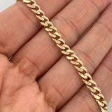 Pulso Cubano 5.05 g / 20.2 cm / 4.8 mm Oro Amarillo 18K