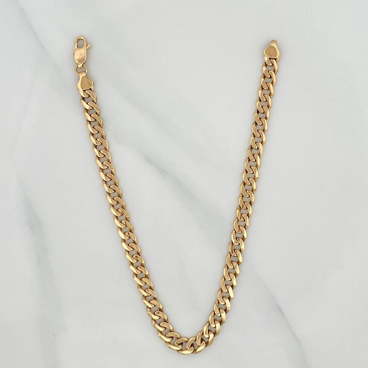 Pulso Cubano 5.05 g / 20.2 cm / 4.8 mm Oro Amarillo 18K