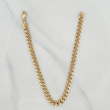 Pulso Cubano 5.05 g / 20.2 cm / 4.8 mm Oro Amarillo 18K