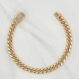 Pulso Cubano 12.05 g / 21 cm / 6.8 mm Oro Amarillo 18K