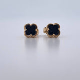 Topos Trebol 1.5gr / Negros Oro Amarillo 18K $