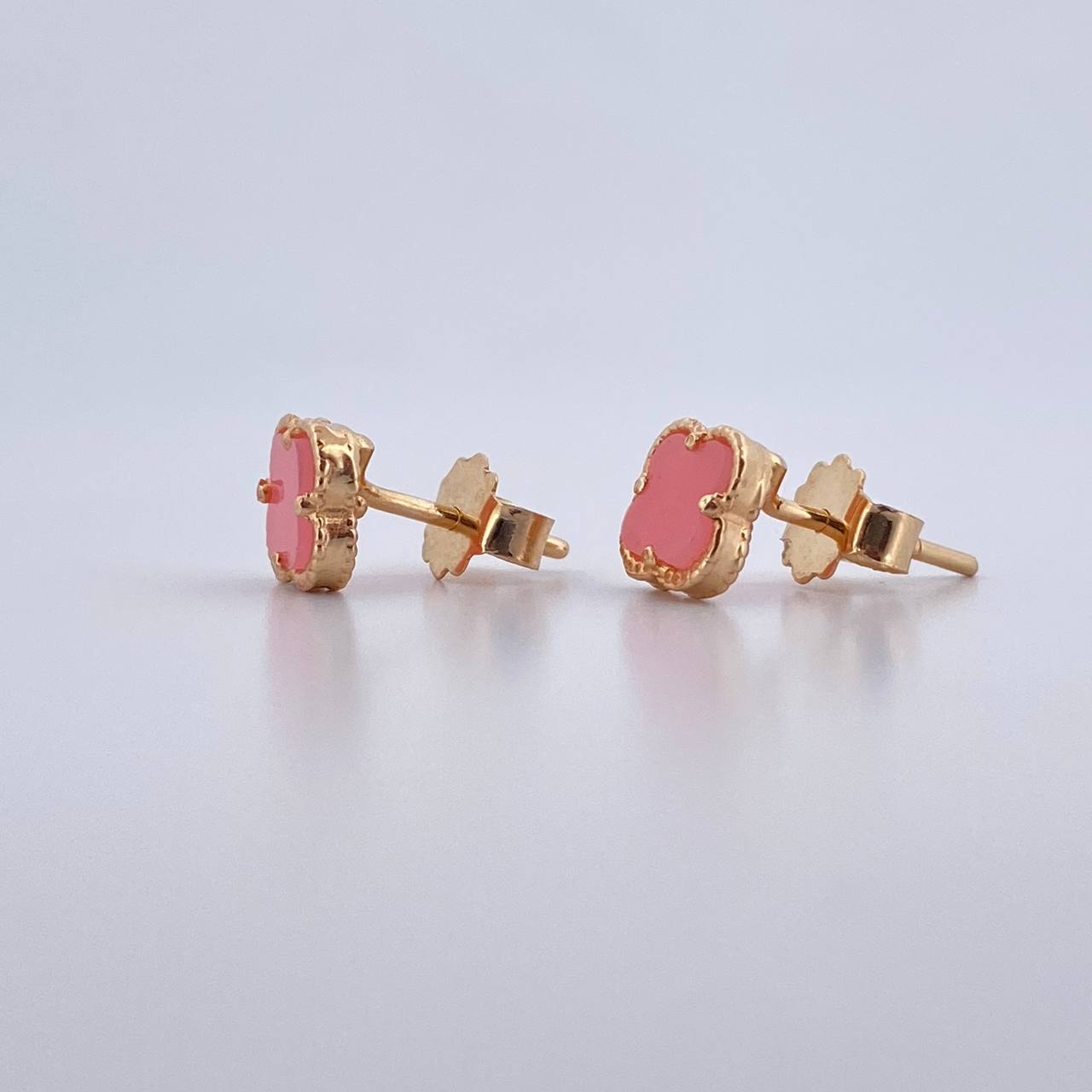 Topos Trebol  1.45gr / Rosados Oro Amarillo 18K $