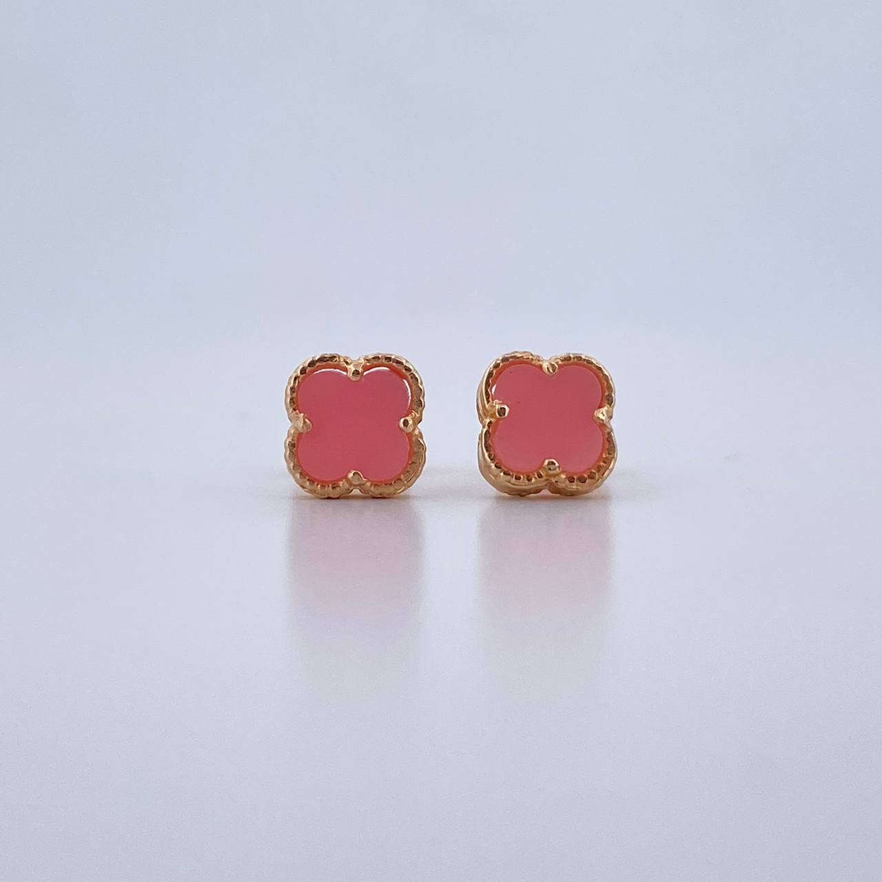 Topos Trebol  1.45gr / Rosados Oro Amarillo 18K $