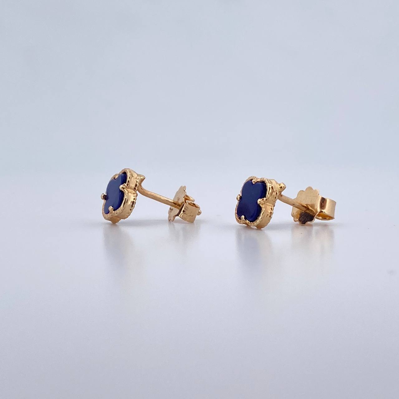 Topos Trebol 1.45gr / Morados Oro Amarillo 18K $