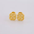 Topos Trebol Diamantado 0.6 g / 7.7 mm Oro Amarillo 18K