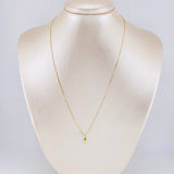Set Cadena Veneciana + Dije Troquel Delfin Esmeralda 3 Pts / 1.05 g / 45 cm Oro Amarillo 18K