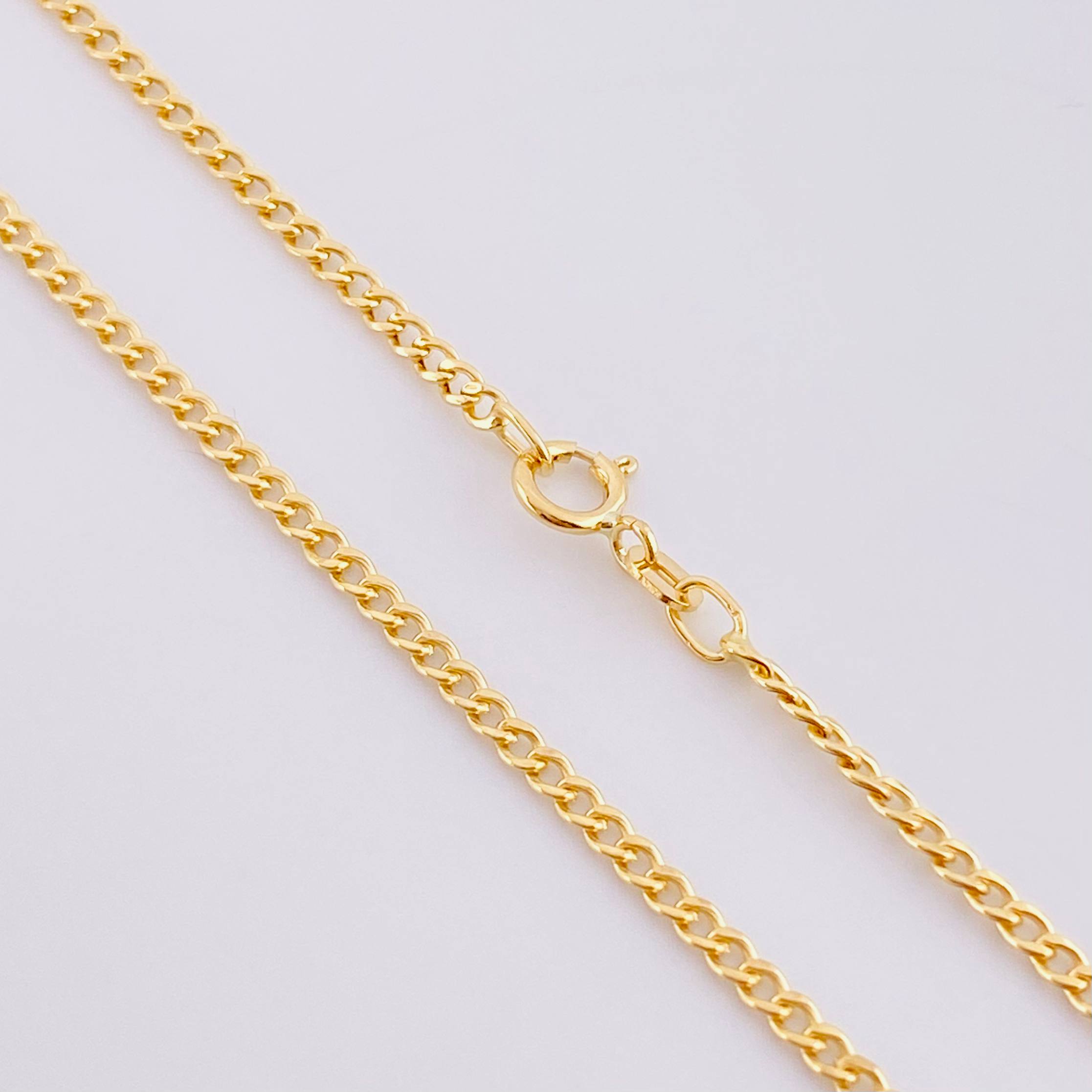 Cadena Cubana 2 g / 61 cm / 2 mm Oro Amarillo 18K