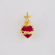 Dije Sagrado Corazón De Jesús 1.2g / 1.3cm Oro Amarillo 18K