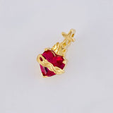 Dije Sagrado Corazón De Jesús 1.25g / 1.3cm Oro Amarillo 18K