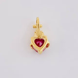 Dije Sagrado Corazón De Jesús 1.2g / 1.3cm Oro Amarillo 18K