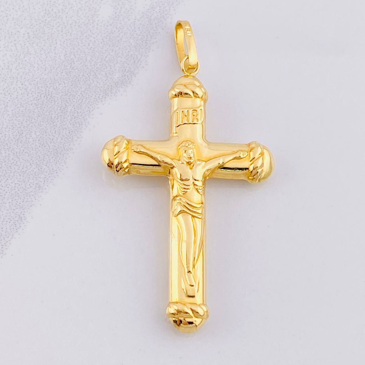 Dije Cruz Cristo 3.5gr / 5.5cm / Oro Amarillo 18K
