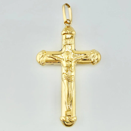 Dije Cruz Cristo 3.4gr / 5.7cm / Oro Amarillo 18K ©