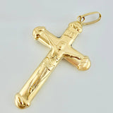 Dije Cruz Cristo 3.4gr / 5.5cm / Oro Amarillo 18K