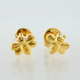 Topos Abeja 0.6gr / 6mm Oro Amarillo 18K