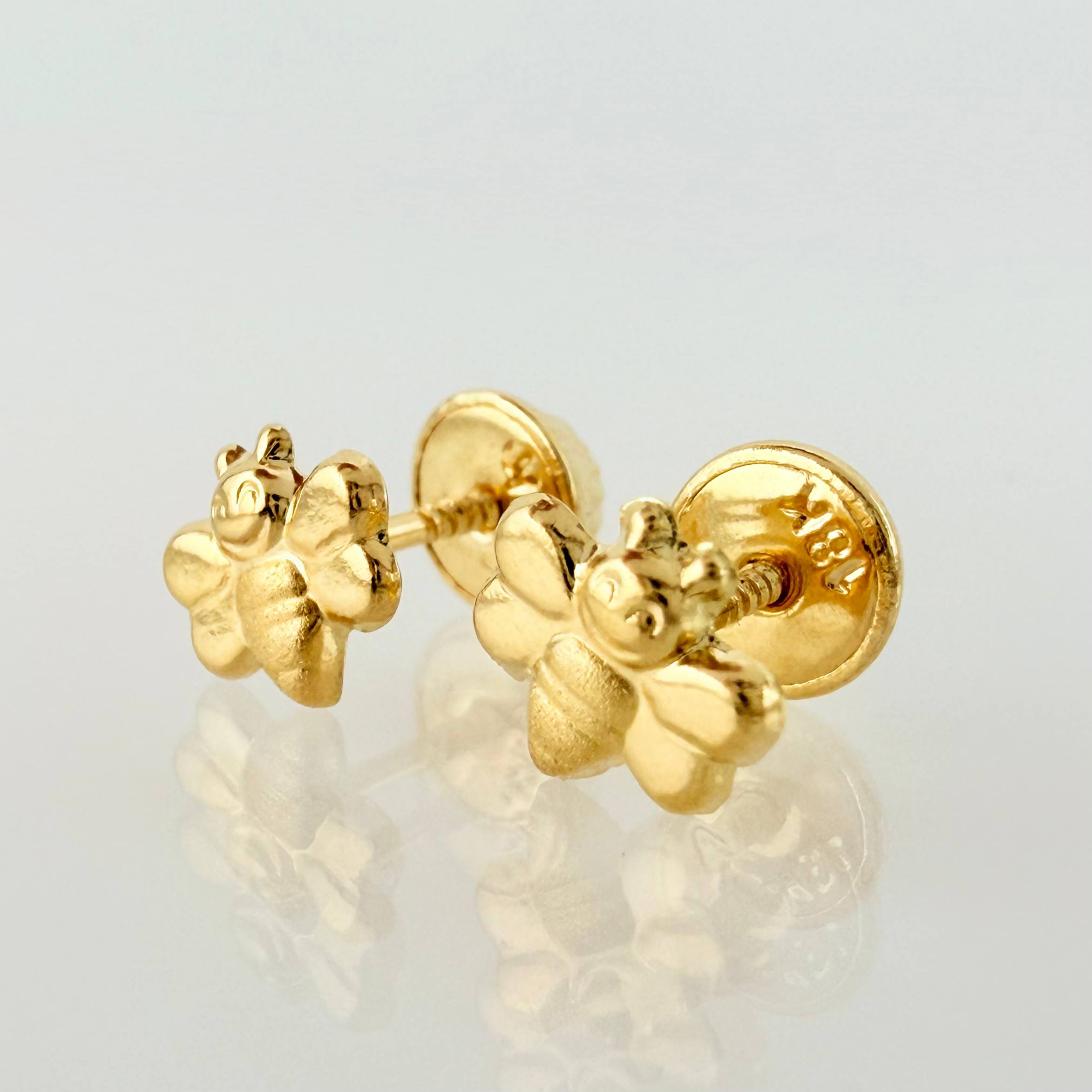 Topos Abeja 0.55gr / 6.05mm Oro Amarillo 18K %
