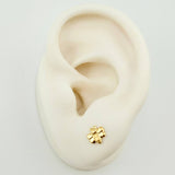 Topos Abeja 0.6gr / 6mm Oro Amarillo 18K