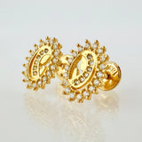 Topos Virgen 1.65gr / 10mm Oro Amarillo 18K