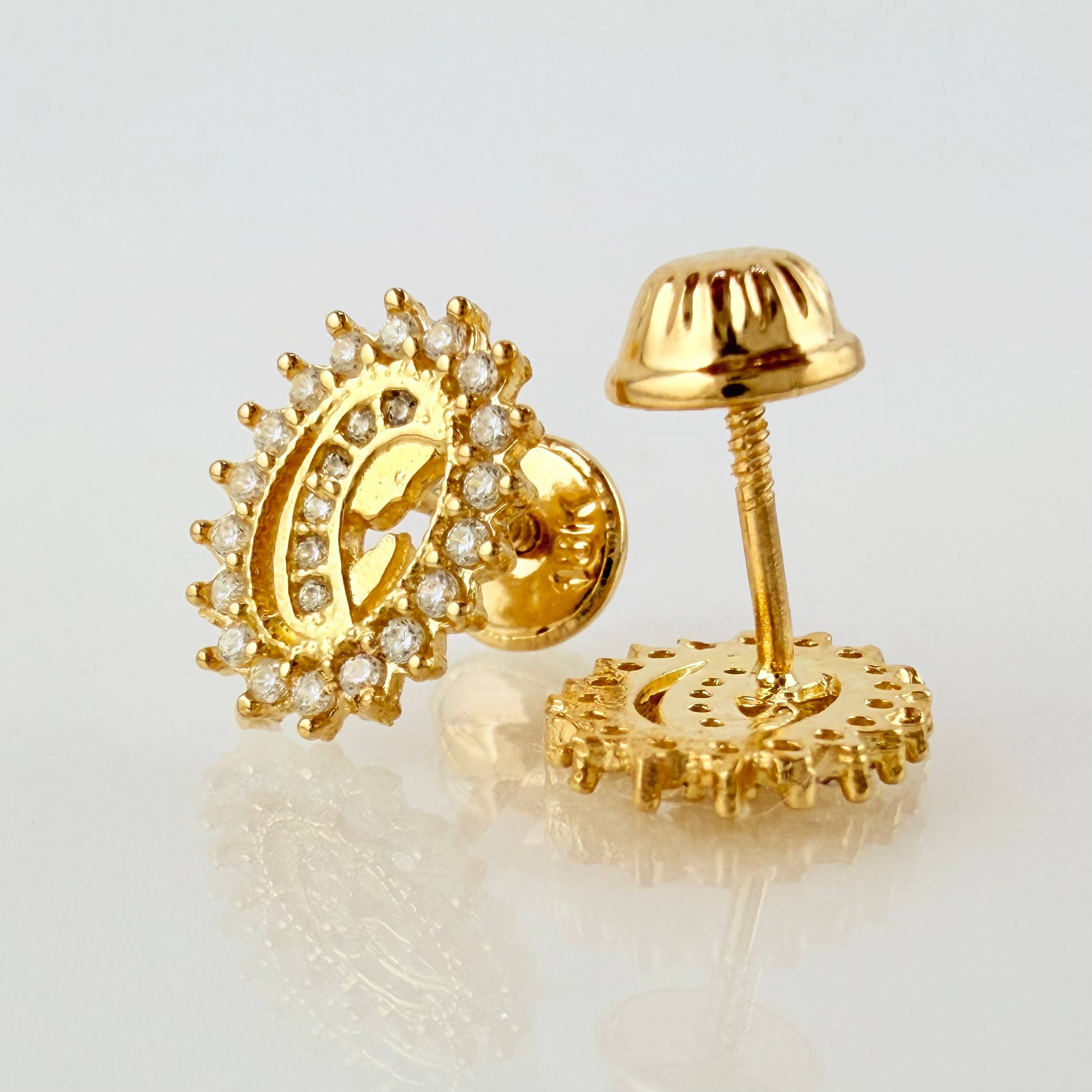 Topos Virgen 1.65gr / 10mm Oro Amarillo 18K