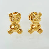 Topos Oso Estrellita 0.8gr / 10mm Oro Amarillo 18K