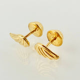 Topos Alas 0.7gr / 11mm Oro Amarillo 18K