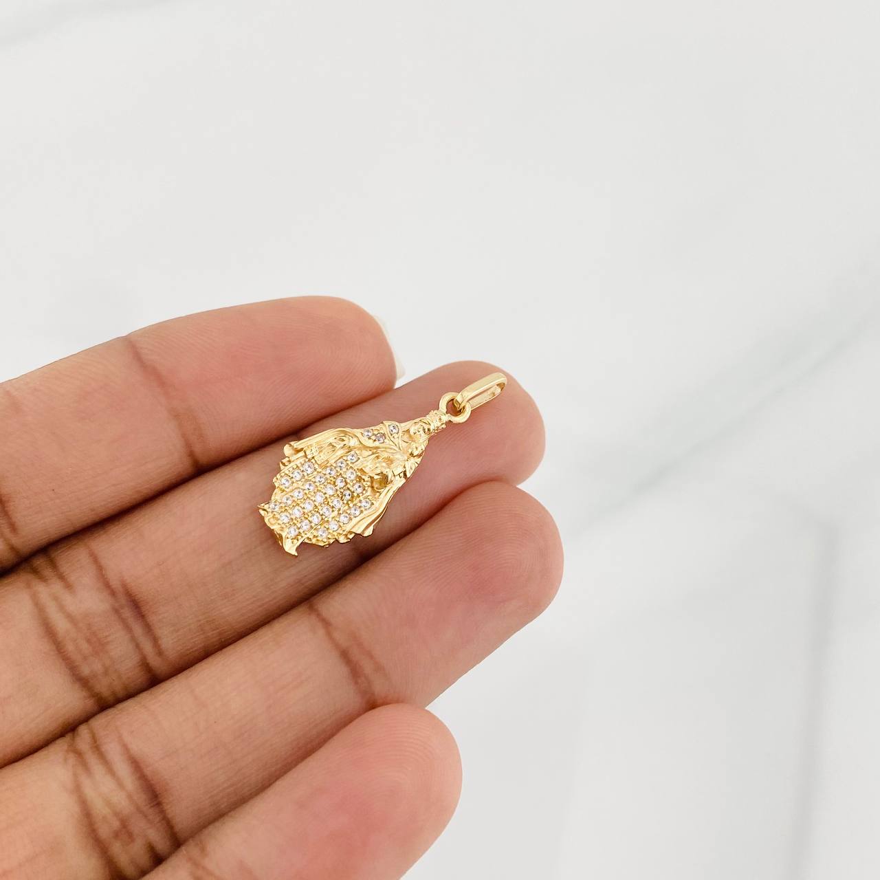 Dije Virgen del Carmen 1.95g / 3cm Oro Amarillo 18K