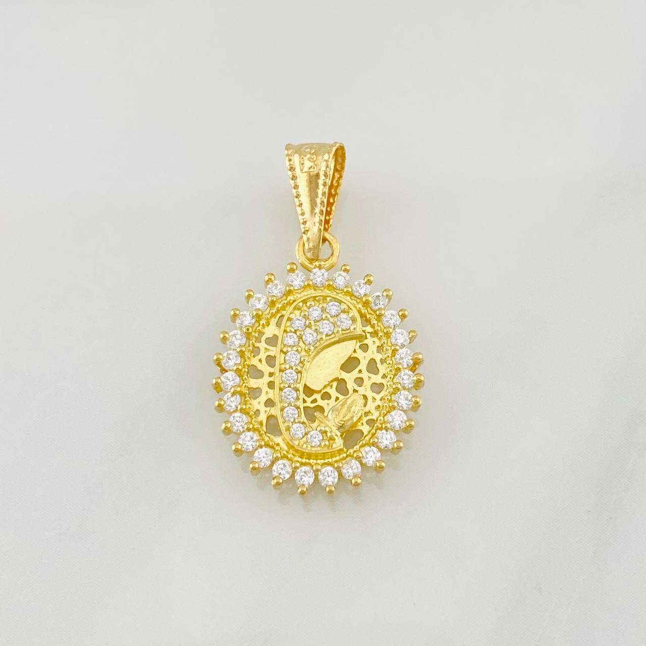 Dije Virgen Maria 1.75g / 2cm Oro Amarillo 18K