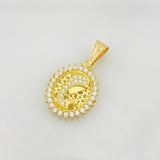 Dije Virgen Maria 1.75g / 2cm Oro Amarillo 18K