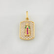 Dije Medalla Virgen Guadalupe 2.15g / 2cm Oro Amarillo 18K