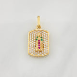 Dije Medalla Virgen Guadalupe 2.15g / 2cm Oro Amarillo 18K