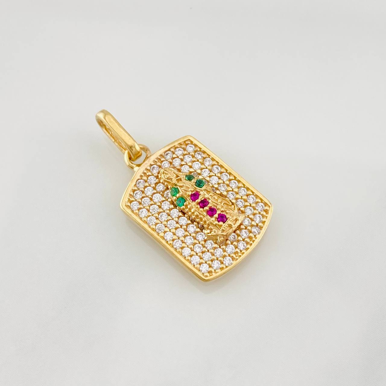 Dije Medalla Virgen Guadalupe 2.15g / 2cm Oro Amarillo 18K