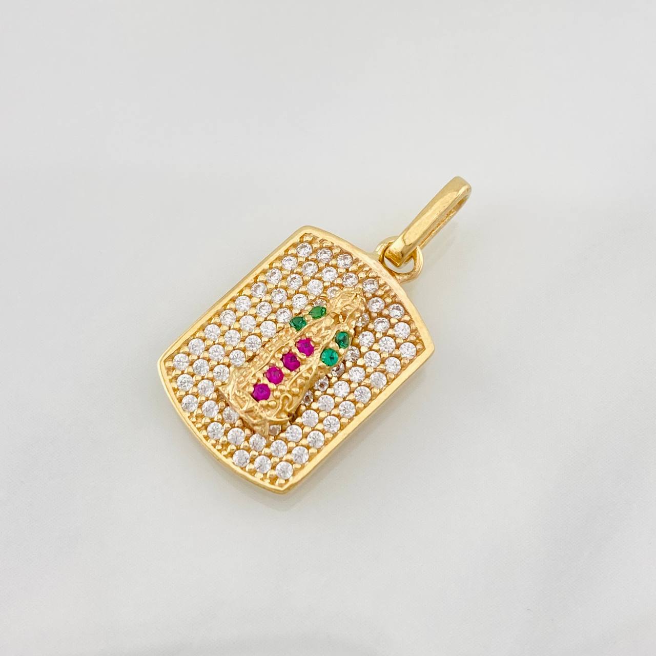Dije Medalla Virgen Guadalupe 2.15g / 2cm Oro Amarillo 18K