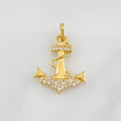Dije Ancla 1.6g / 3.5cm Oro Amarillo 18K