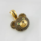 Dije Rostro Oso 5.7g / 2.8cm Oro Amarillo 18K