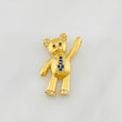 Dije Oso Manito Arriba 2.25g / 2.5cm Oro Amarillo 18K