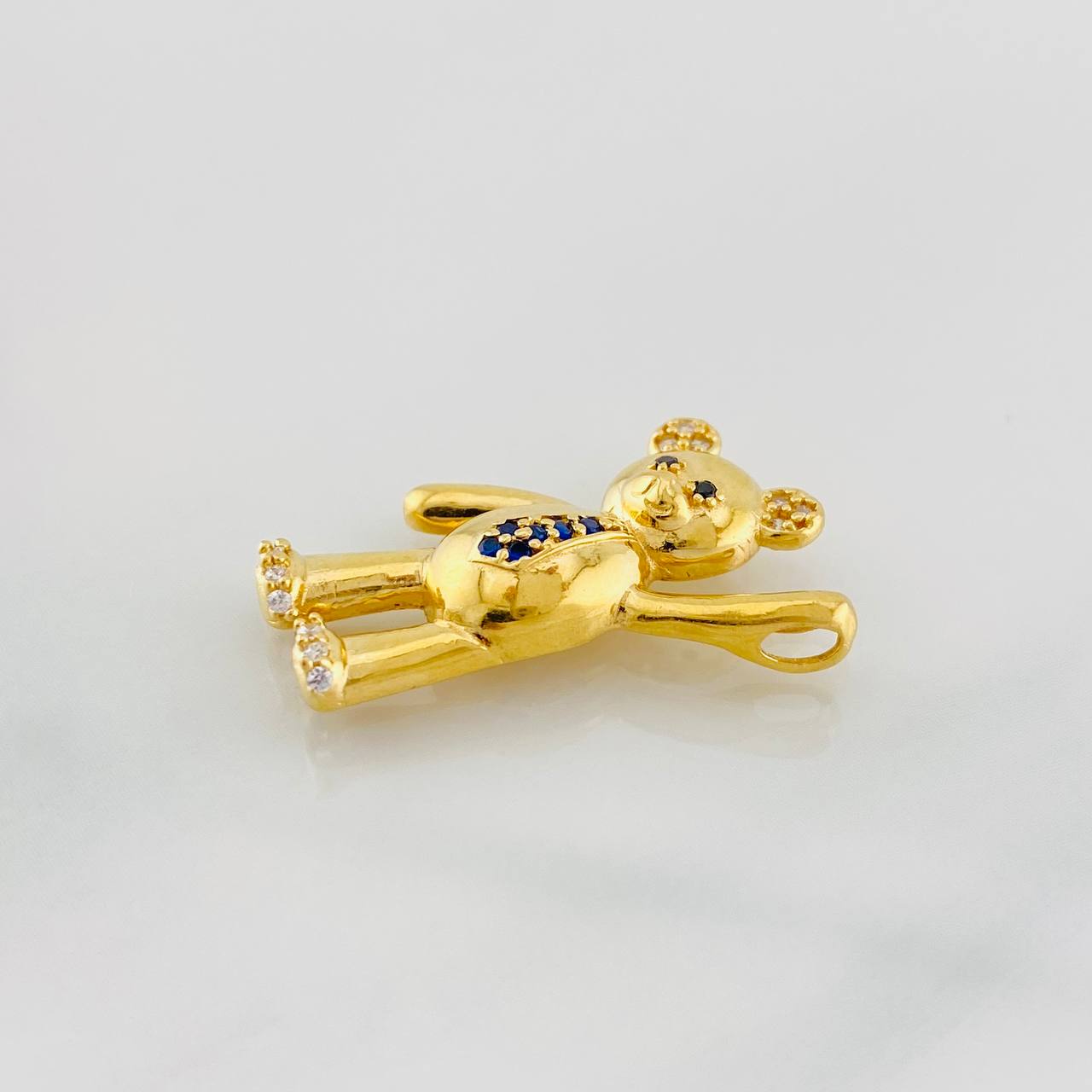 Dije Oso Manito Arriba 2.25g / 2.5cm Oro Amarillo 18K